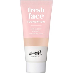 Barry M Cosmetics Fresh Face Легкая жидкая тональная основа с гиалуроновой кислотой и витамином С, оттенок 6