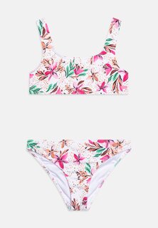 Бикини HAPPY TROPICAL BRALETTE SET Roxy, цвет rose/white