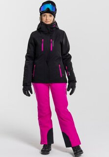 Куртка для сноуборда CERVINIA Swedemount, цвет black fresh pink