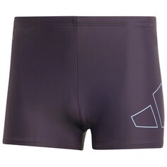 Плавки Adidas Big Bars Boxer, цвет Aurora Black