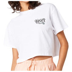 Футболка Rip Curl Women&apos;s Paradiso Crop Tee, белый