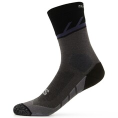 Носки для бега Salomon Speedcross Crew, цвет Black/Magnet/Quarry