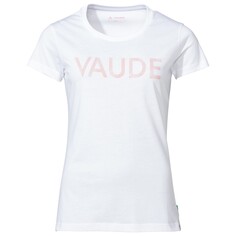 Футболка Vaude Women&apos;s Graphic Shirt, цвет White/Soft Rose