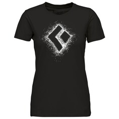 Футболка Black Diamond Women&apos;s Chalked Up 2 0 S/S Tee, черный