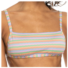 Верх бикини Roxy Women&apos;s Wavy Stripe Bralette, цвет Papaya Wavy Stripe S