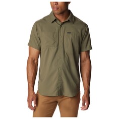 Рубашка Columbia Silver Ridge Utility Lite Short Sleeve, цвет Stone Green