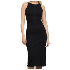 Платье Dedicated Women&apos;s Rib Dress Motala, черный