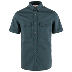 Рубашка Fjällräven Övik Air Stretch S/S Shirt, цвет Mountain Blue Fjallraven