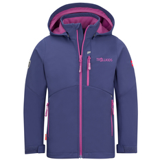 Куртка из софтшелла Trollkids Girl&apos;s Balestrand, цвет Violet Blue/Mallow Pink