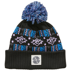 Кепка Rip Curl SWC Jacquard Tall Beanie, черный