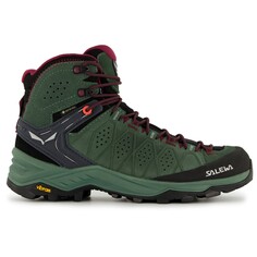 Ботинки для прогулки Salewa Women&apos;s Alp Trainer 2 Mid GTX, цвет Duck Green/Rhododendon