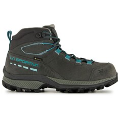 Ботинки для прогулки La Sportiva Women&apos;s TX Hike Mid Leather GTX, цвет Carbon/Lagoon