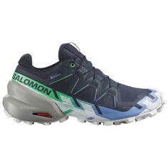 Кроссовки для бега по пересеченной местности Salomon Women&apos;s Speedcross 6 GORE TEX, цвет Carbon/Provence/White