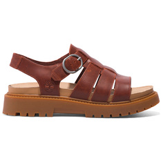 Сандалии Timberland Women&apos;s Clairemont Way Fisherman Sandal, цвет Dark Red Full Grain