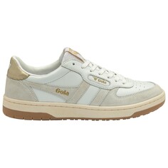 Кроссовки Gola Women&apos;s Hawk, цвет White/White/Gold