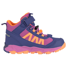 Ботинки для прогулки Trollkids Kid&apos;s Tronfjell Hiker Mid, цвет Violet Blue/Mallow Pink/Papaya