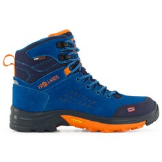 Ботинки для прогулки Trollkids Kid&apos;s Trollsteinen Hiker Mid XT, цвет Atlantic Blue/Dark Navy/Glow Orange