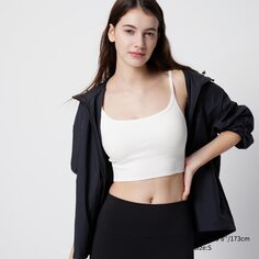 Топ с брюками на лятках UNIQLO, белый