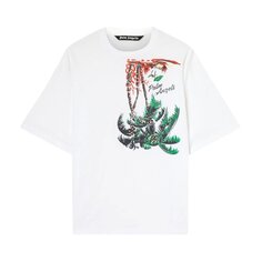 Футболка Palm Angels Upside Down Palm T-Shirt &apos;White/Green&apos;, белый