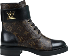 Ботинки Louis Vuitton Wmns Wonderland Flat Ranger Monogram, коричневый