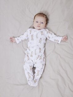 Комбинезон NBFNIGHTSUIT RABBIT Name it, цвет bright white