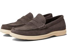 Лоферы Johnston &amp; Murphy Collection Marlow Penny, цвет Gray English Suede