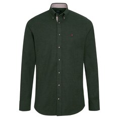 Рубашка Hackett Melange Flannel Multi, зеленый