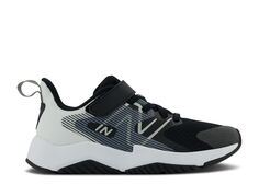 Кроссовки New Balance Rave Run V2 Bungee Lace Big Kid X-Wide &apos;Black White&apos;, черный