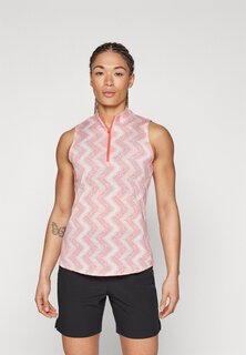 Топ WOMEN&apos;S ULTIMATE OTTOMAN PRINTED SLEEVELESS adidas Golf, цвет preloved scarlet