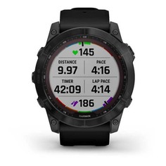 Умные часы Garmin Fenix 7X Sapphire Solar, черный