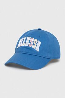 Хлопковая бейсболка Ellesse, синий