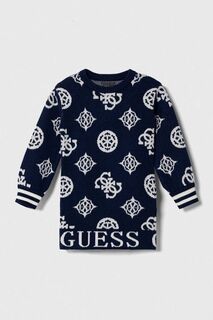 Платье маленькой девочки Guess, темно-синий