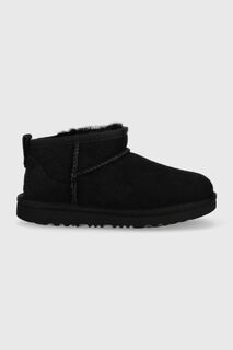 Детские зимние ботинки CLASSIC ULTRA MINI Ugg, черный