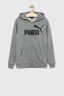 Детская толстовка ESS Big Logo FZ Hoodie TR B Puma, серый