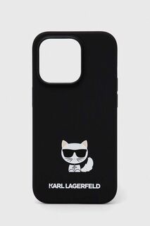 Чехол для телефона iPhone 14 Pro 6,1 дюйма Karl Lagerfeld, черный