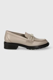 TH HARDWARE LOAFER кожаные лоферы Tommy Hilfiger, бежевый