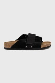 Шлепанцы Kyoto из замши Birkenstock, черный