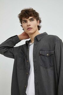 Джинсовая рубашка Levi&apos;s, серый Levis