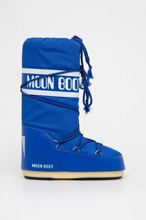 Нейлоновые зимние ботинки Moon Boot, синий