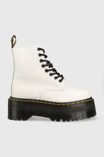 Кожаные байкерские ботинки 1460 Pascal Max Dr. Martens, белый