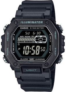 Японские наручные мужские часы Casio MWD-110HB-1B. Коллекция Digital