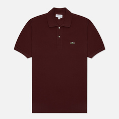 Мужское поло Lacoste L.12.12 Classic Fit, цвет бордовый