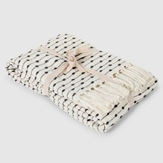 Плед хлопковый Homelines textiles point 220x240 см white