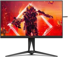 Монитор 27" AOC AG275QZN/EU 2560х1440, 240Hz, 1ms, 400cd/m2, 3000:1, 80M:1, 16.7M, 178°/178°, 2xHDMI, 2xDP, USB-Hub, H.adj, Pivot, Tilt, Swivel, blac