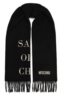 Шерстяной шарф Moschino