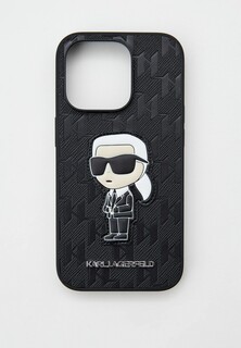 Чехол для iPhone Karl Lagerfeld 14 Pro, из экокожи