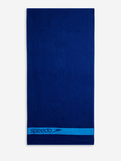 Полотенце махровое Speedo Border Towel, 140 х 70 см, Синий