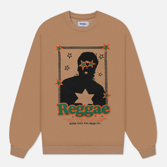 Мужская толстовка Butter Goods Gauzy Crew Neck, цвет бежевый