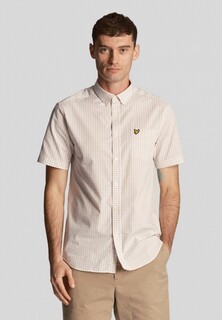 Рубашка Lyle & Scott Short Sleeve Slim Fit Gingham Shirt