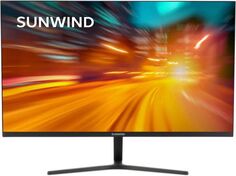 Монитор 27" SUNWIND SM-27FI223 SM27SB03 черный IPS LED 5ms 16:9 HDMI матовая 250cd 178гр/178гр 1920x1080 100Hz FreeSync VGA DP FHD